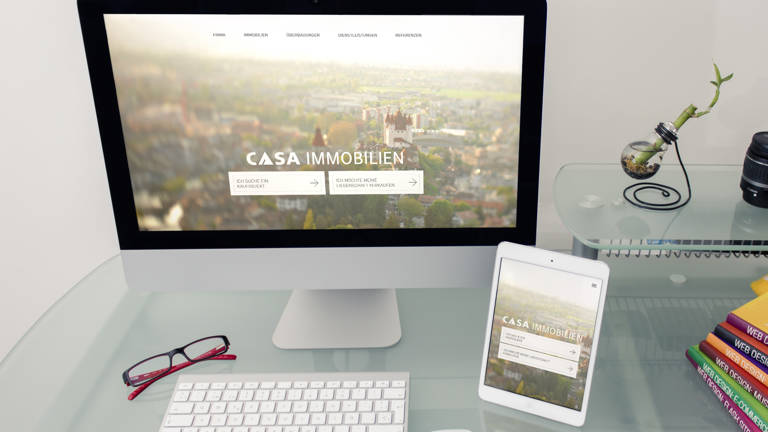 Casa Immo, Corporate Website
